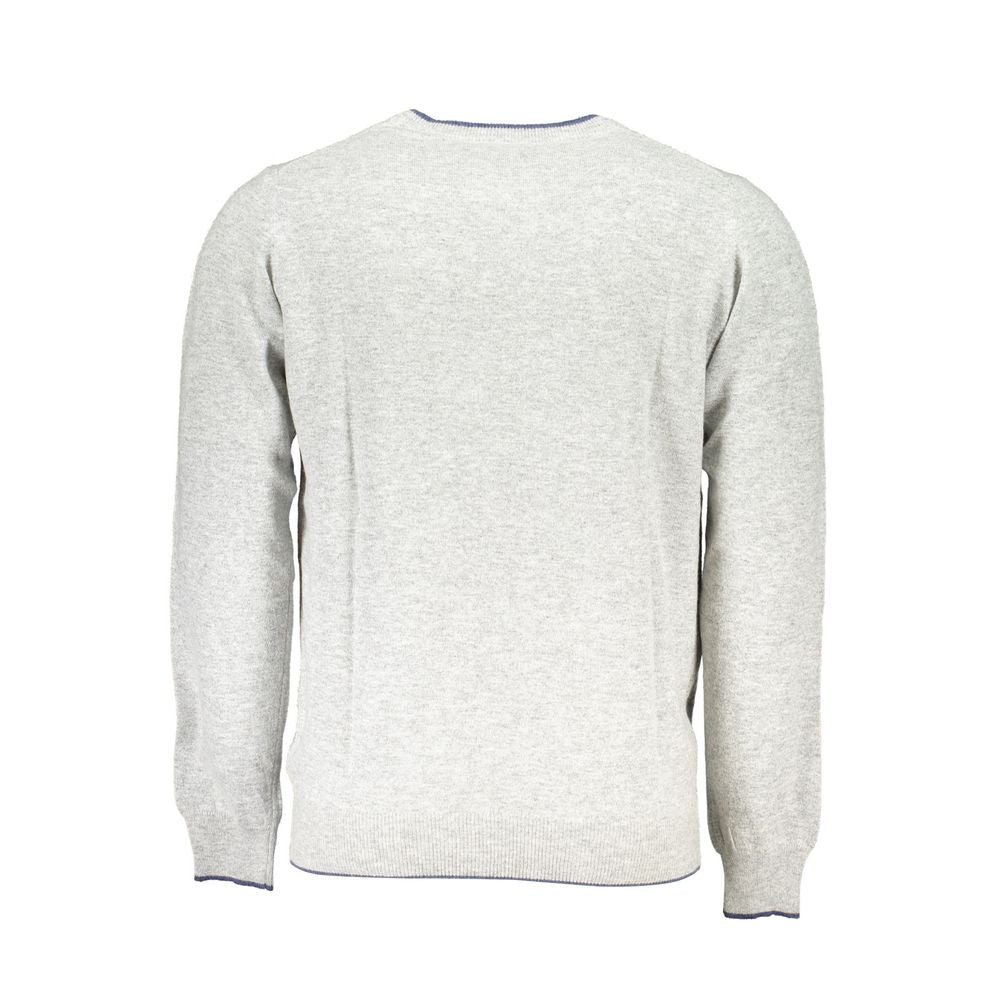 North Sails Gray Fabric Sweater