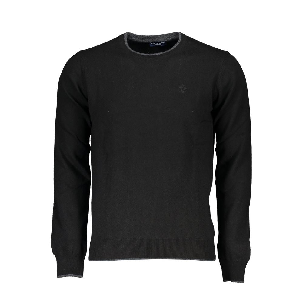 North Sails Black Fabric Sweater