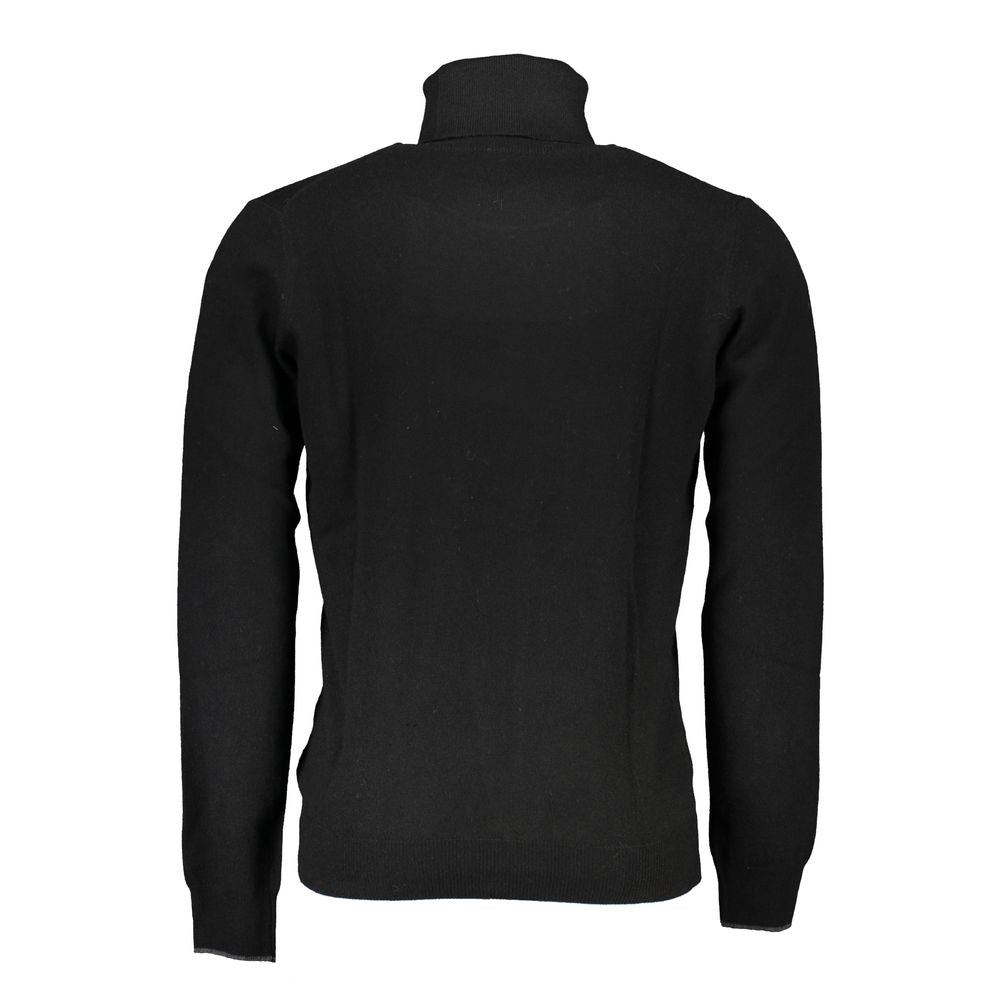 North Sails Black Fabric Sweater