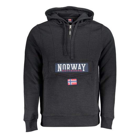 Norway 1963 Black Cotton Sweater