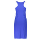 Patrizia Pepe Blue Elastane Dress