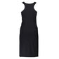 Patrizia Pepe Black Elastane Dress