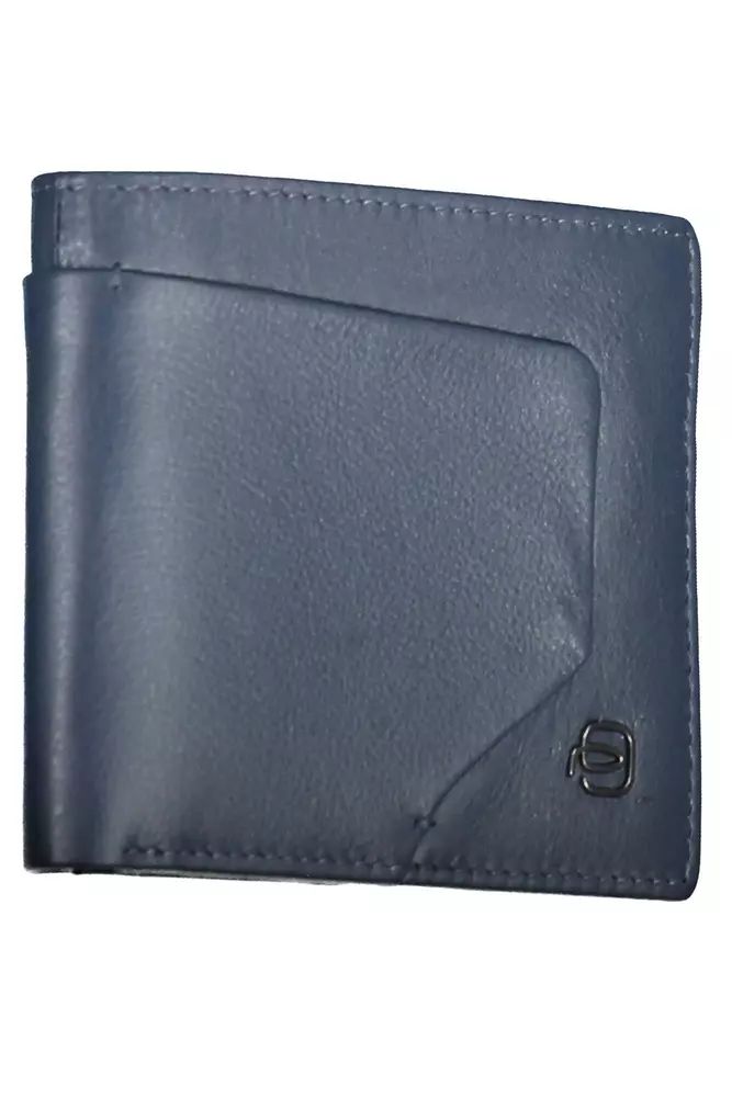 Piquadro Blue Leather Wallet