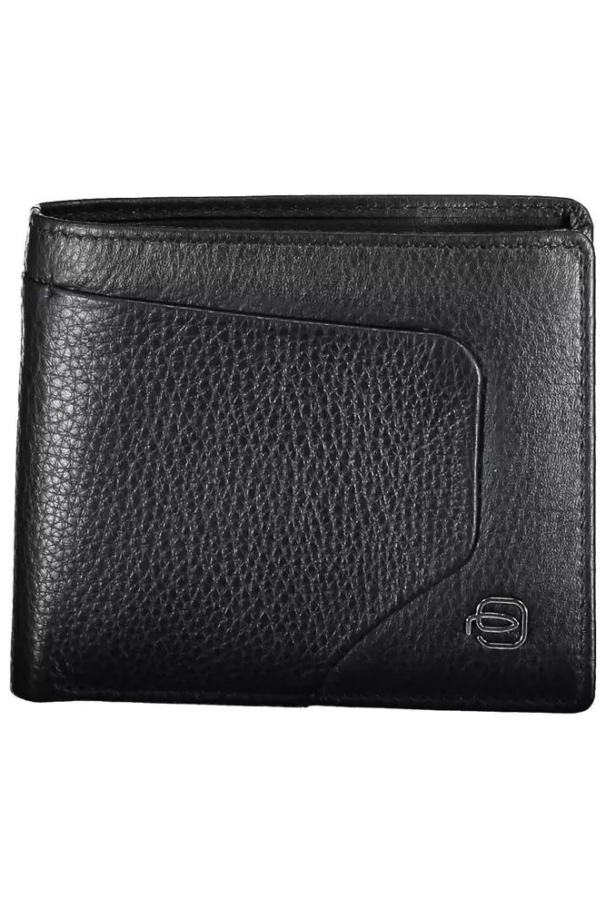 Piquadro Black Leather Wallet