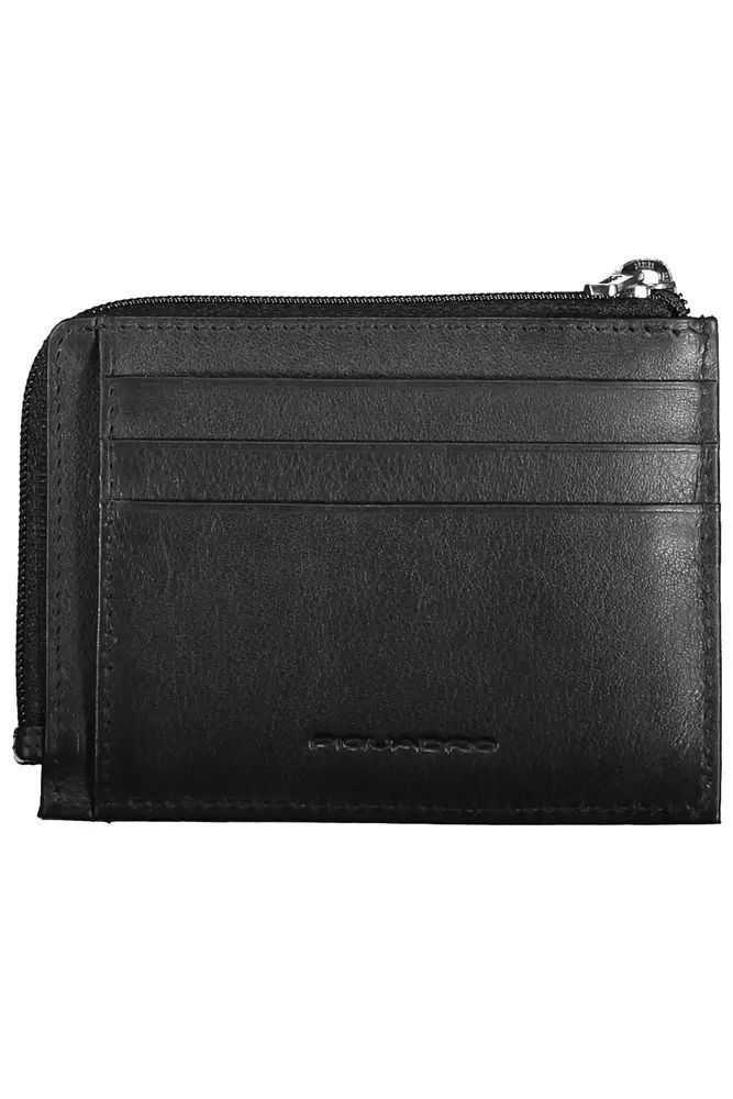 Piquadro Black Leather Wallet