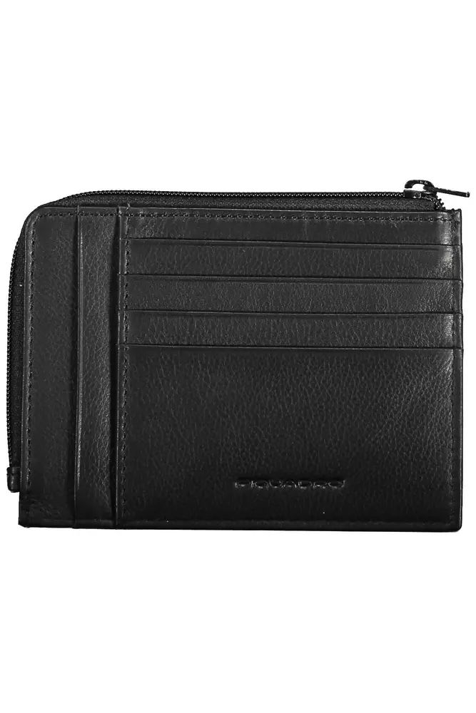 Piquadro Black Leather Wallet