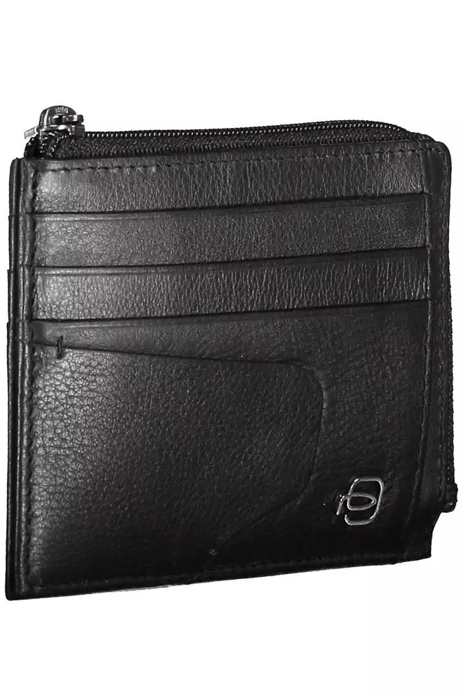 Piquadro Black Leather Wallet