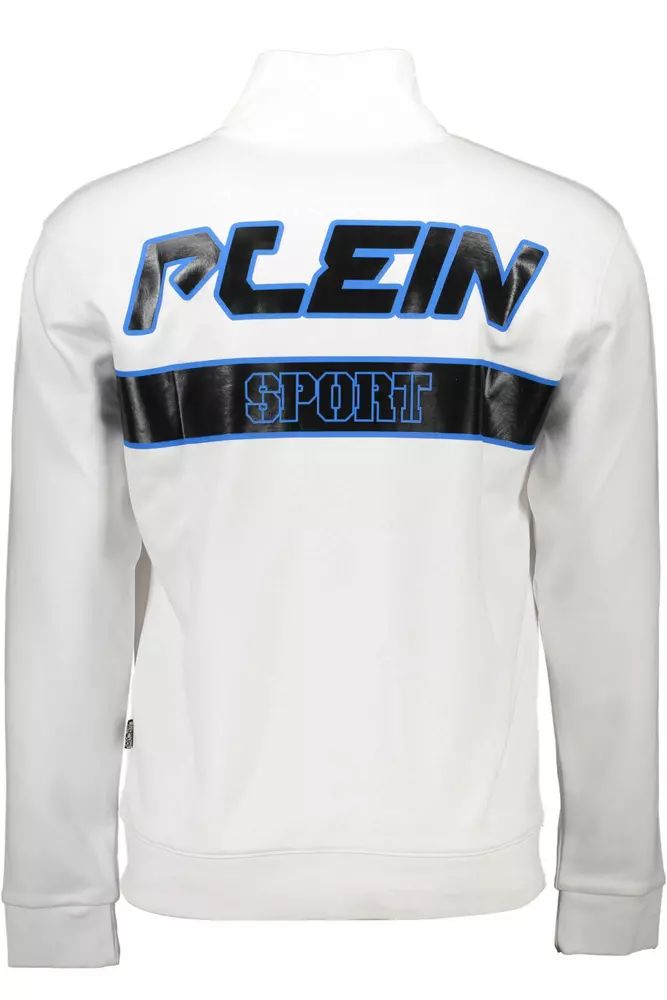 Plein Sport White Cotton Sweater