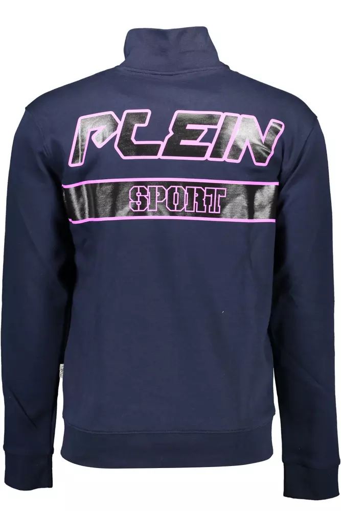 Plein Sport Blue Cotton Sweater