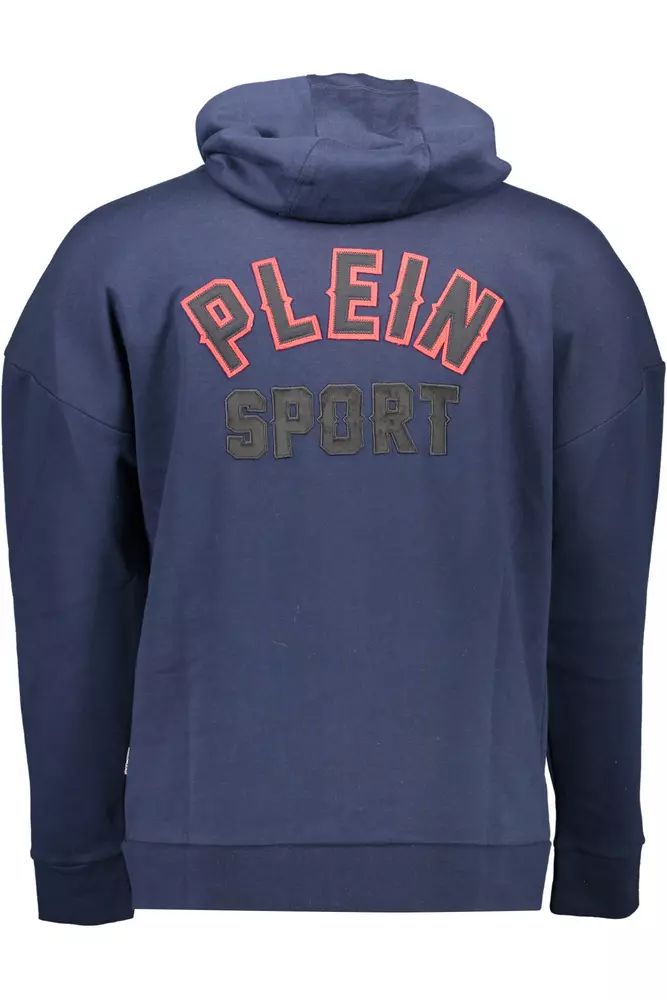 Plein Sport Blue Cotton Sweater