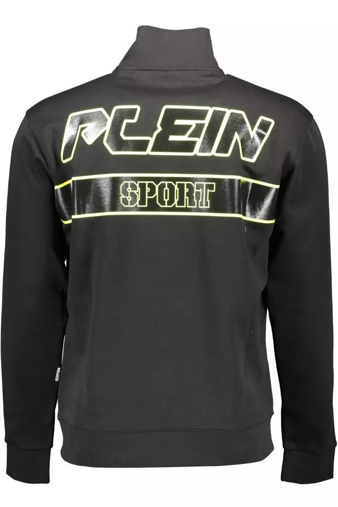 Plein Sport Black Cotton Sweater