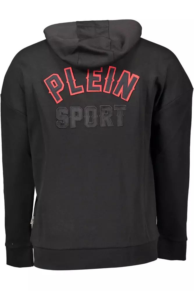 Plein Sport Black Cotton Sweater