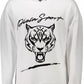 Plein Sport White Cotton Sweater