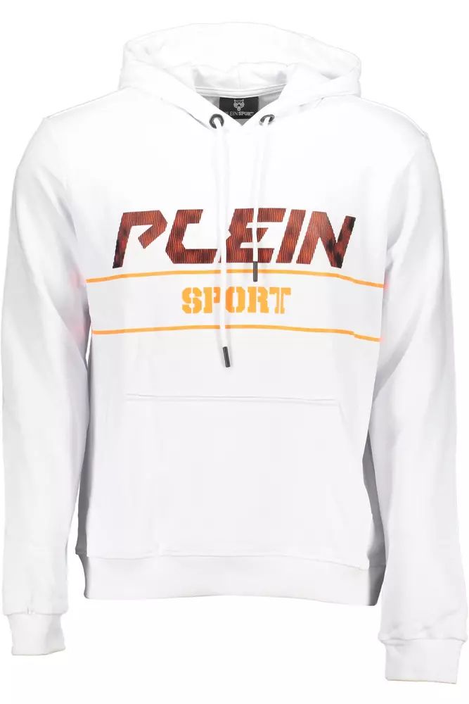 Plein Sport White Cotton Sweater