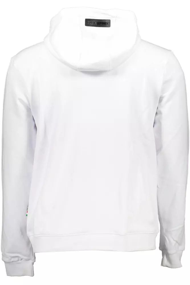 Plein Sport White Cotton Sweater