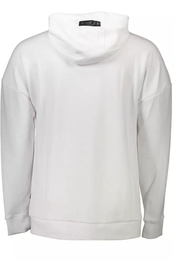 Plein Sport White Cotton Sweater