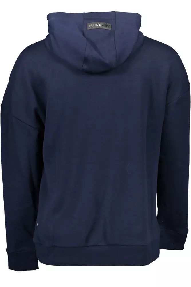 Plein Sport Blue Cotton Sweater