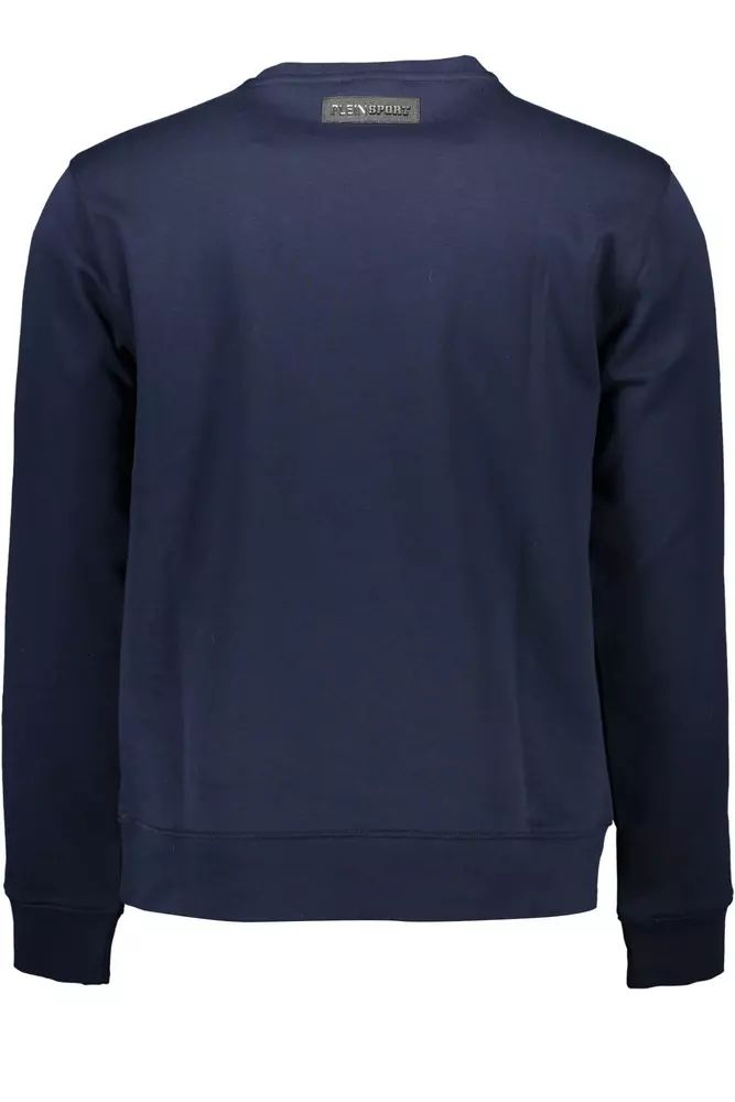 Plein Sport Blue Cotton Sweater