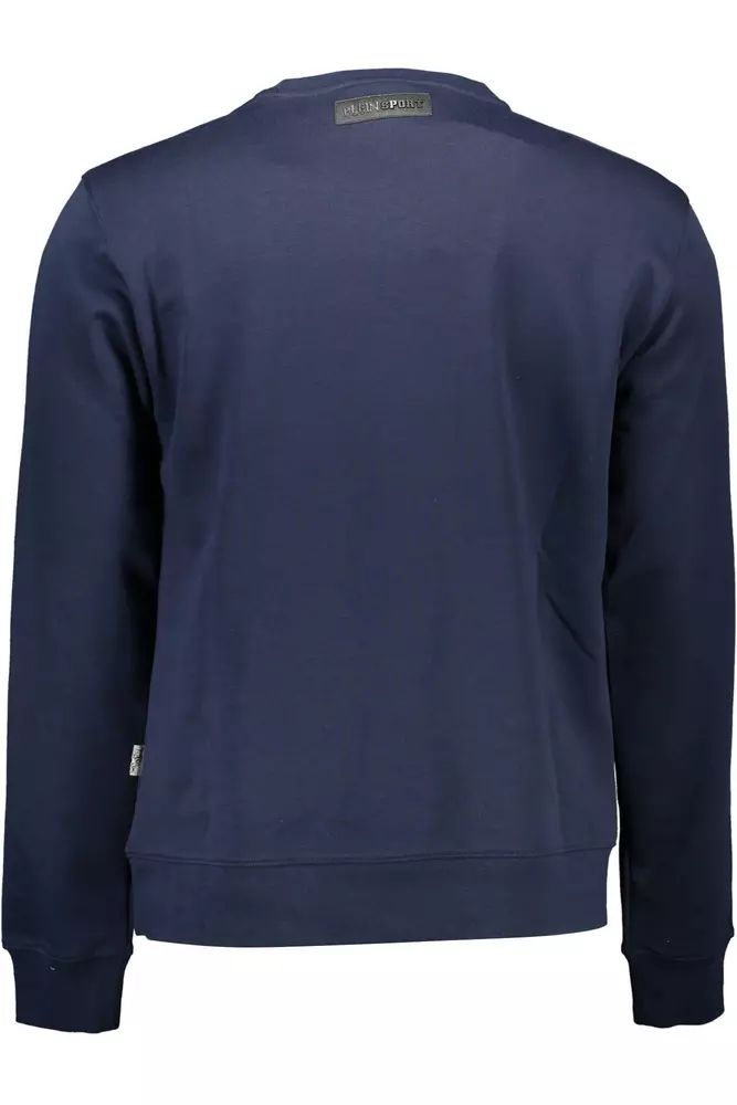 Plein Sport Blue Cotton Sweater