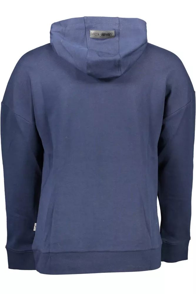 Plein Sport Blue Cotton Sweater