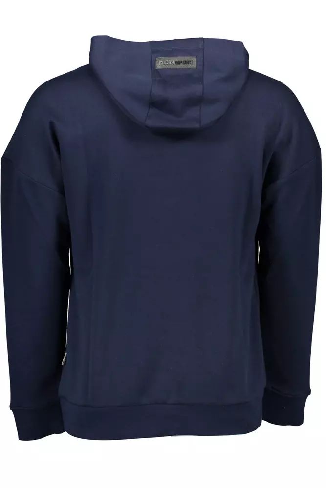 Plein Sport Blue Cotton Sweater