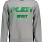 Plein Sport Gray Cotton Sweater