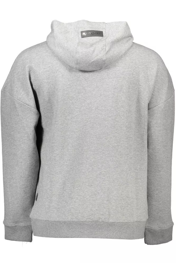 Plein Sport Gray Cotton Sweater