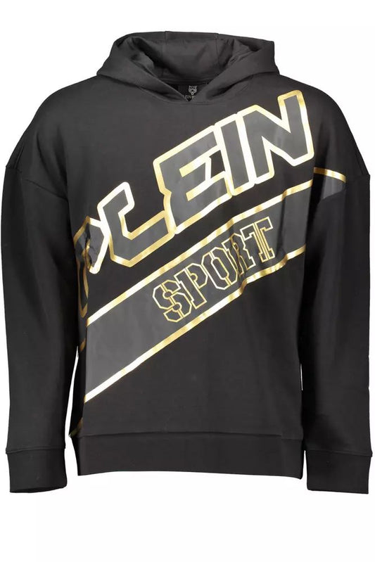 Plein Sport Black Cotton Sweater