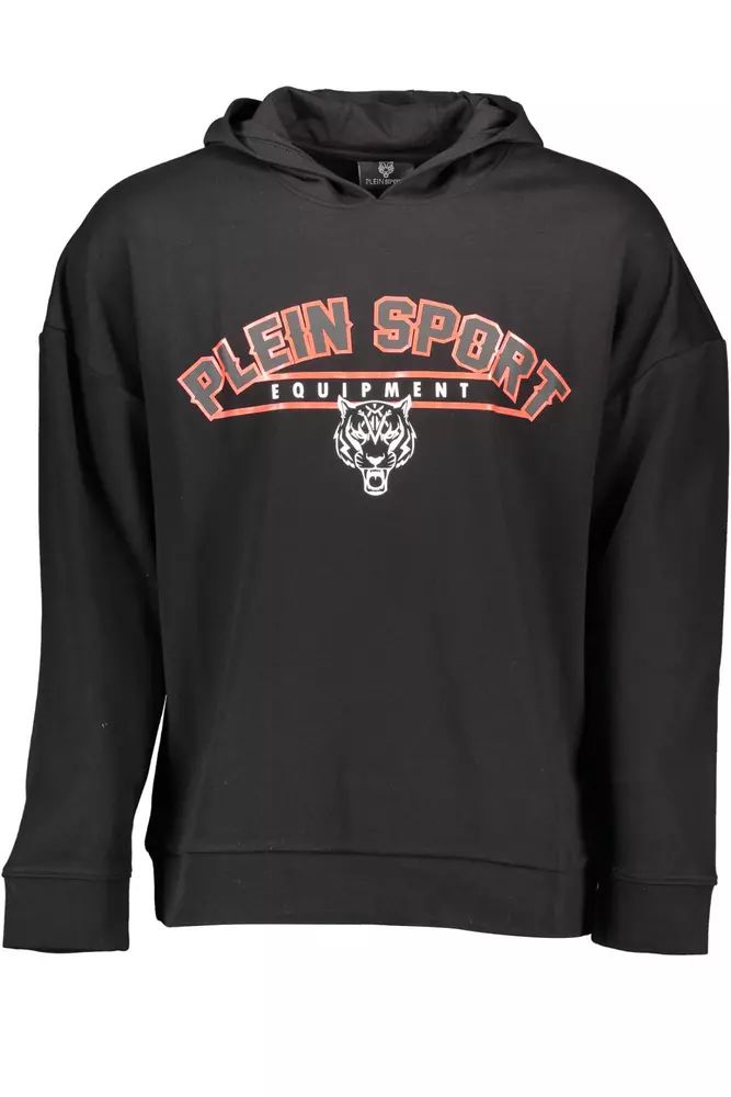 Plein Sport Black Cotton Sweater