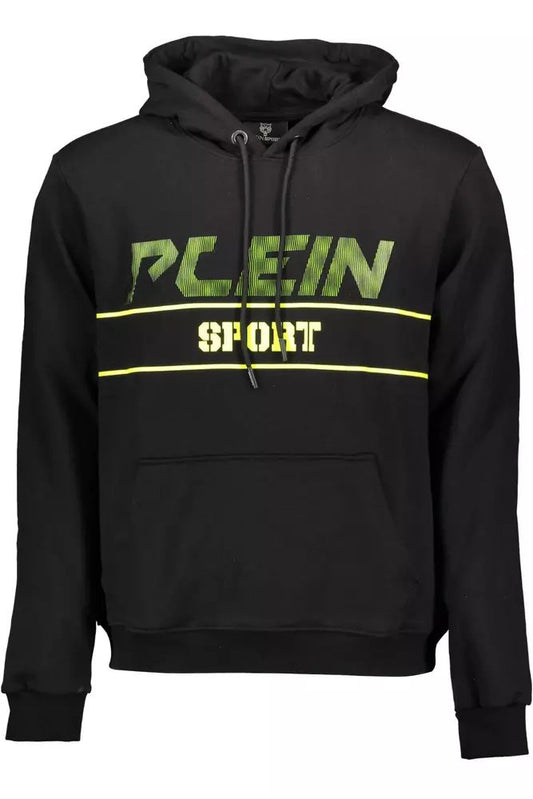 Plein Sport Black Cotton Sweater