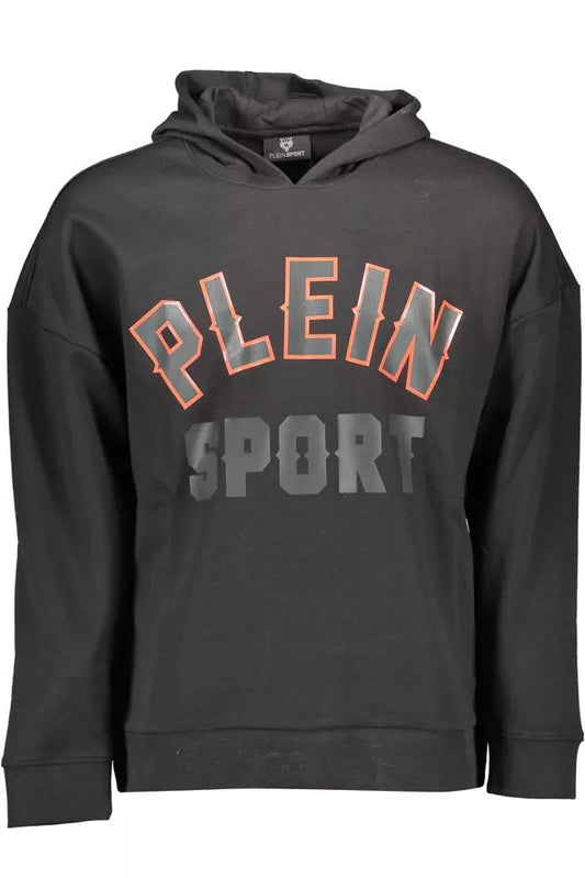 Plein Sport Black Cotton Sweater