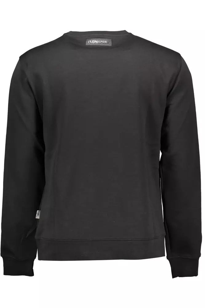 Plein Sport Black Cotton Sweater