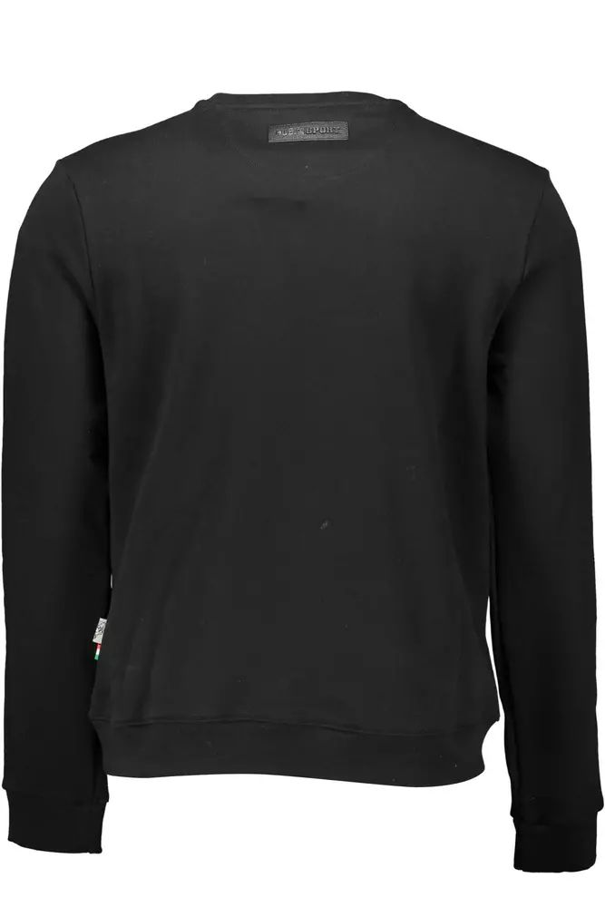 Plein Sport Black Cotton Sweater