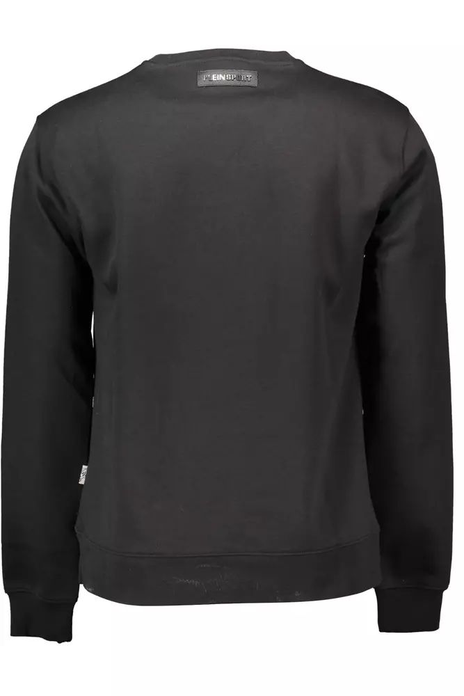 Plein Sport Black Cotton Sweater