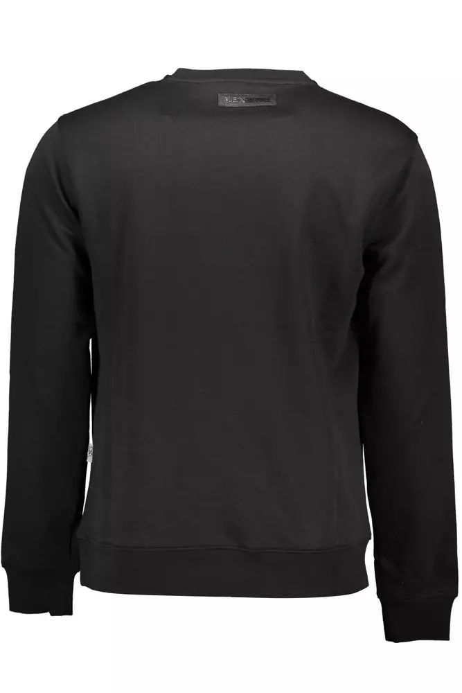 Plein Sport Black Cotton Sweater