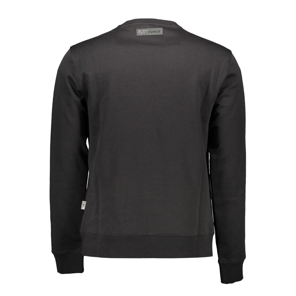 Plein Sport Black Cotton Sweater