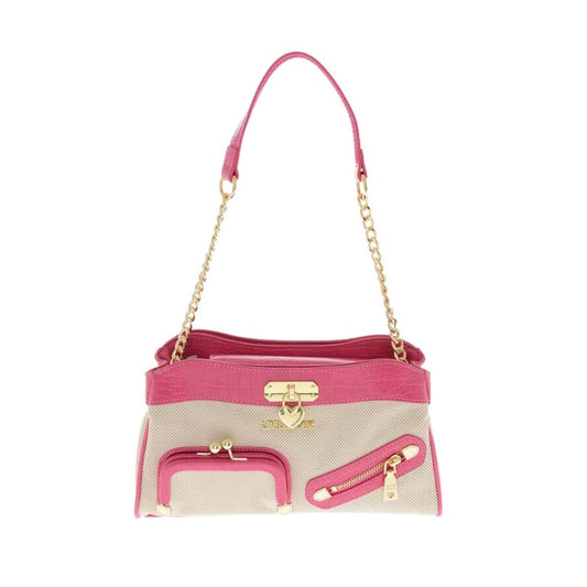 Love Moschino Fuchsia Artificial Leather Crossbody Bag