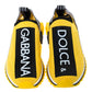 Dolce & Gabbana Yellow Polyester Sneaker