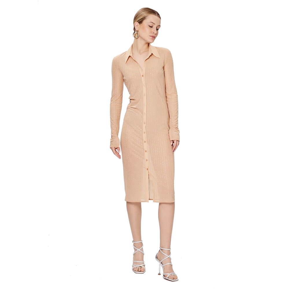 Patrizia Pepe Beige Polyester Dress