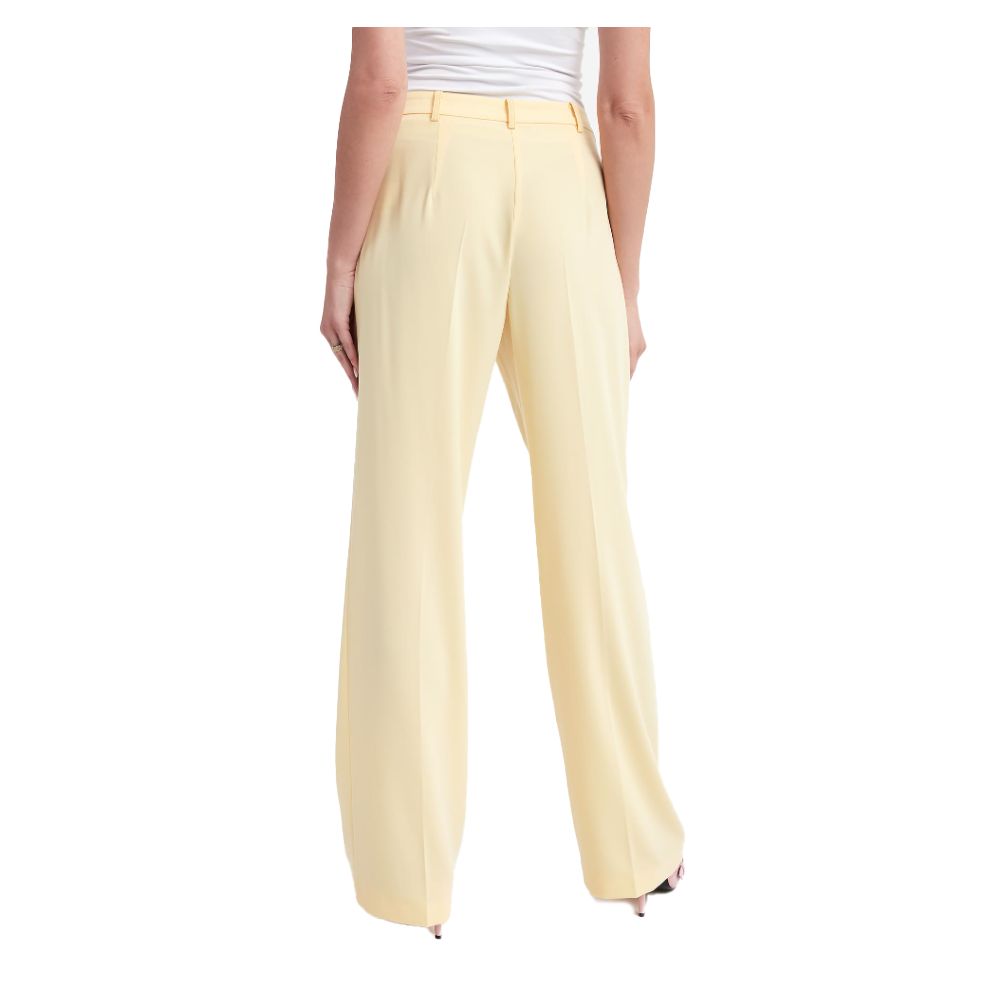 Patrizia Pepe Yellow Polyester Jeans & Pant