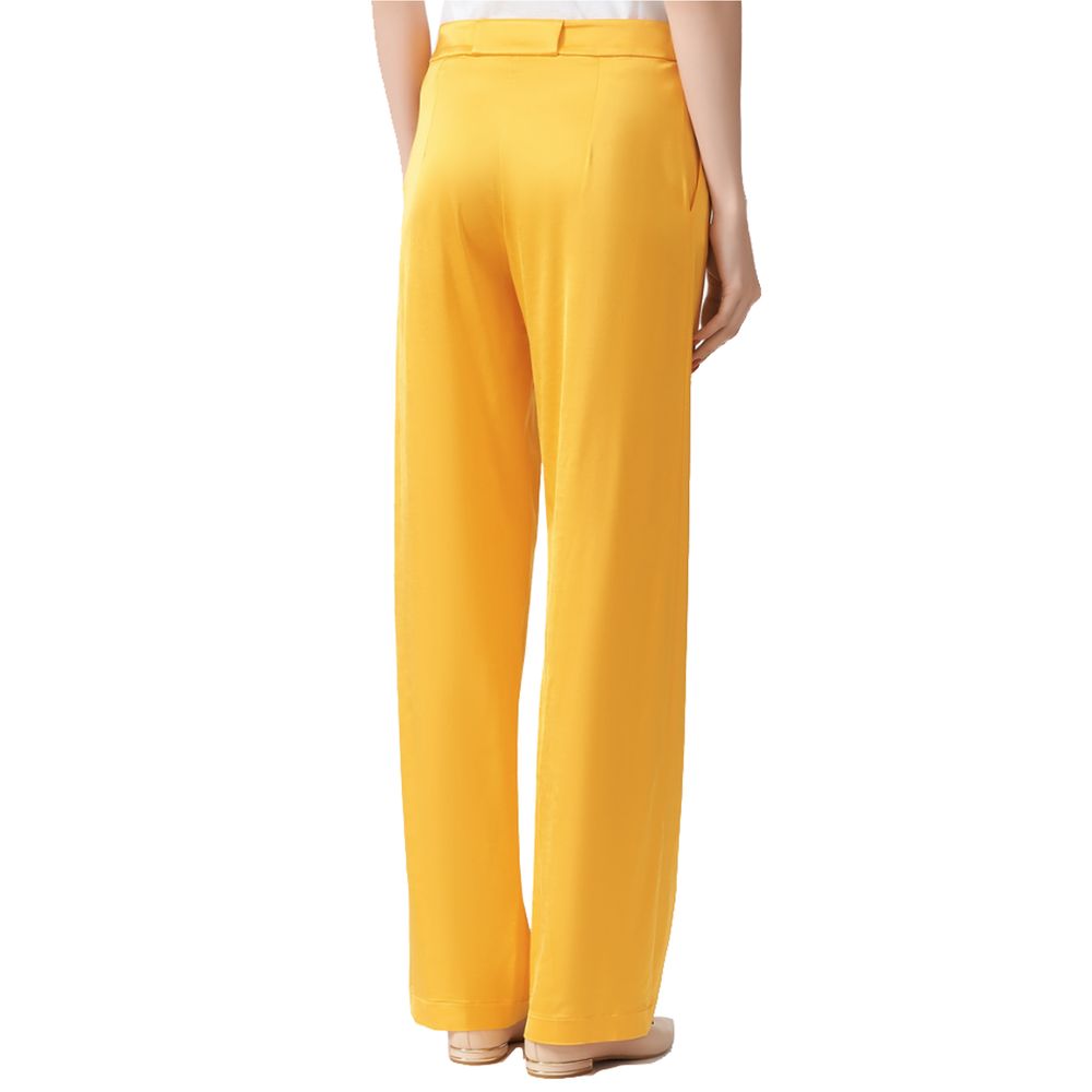 Patrizia Pepe Orange Viscose Jeans & Pant