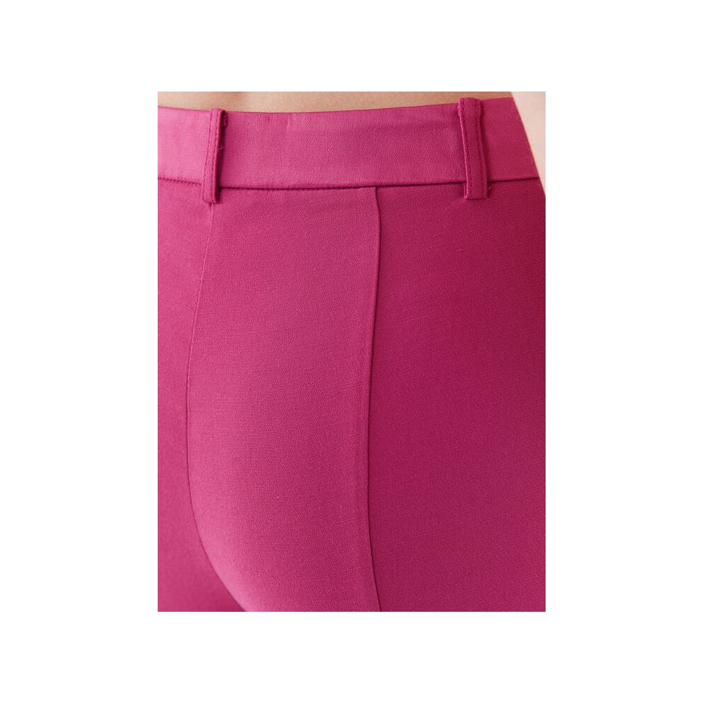 Patrizia Pepe Fuchsia Viscose Jeans & Pant