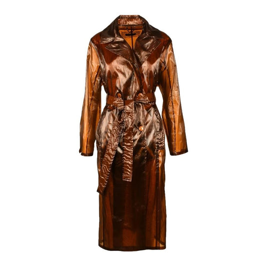 Patrizia Pepe Brown Polyester Jackets & Coat