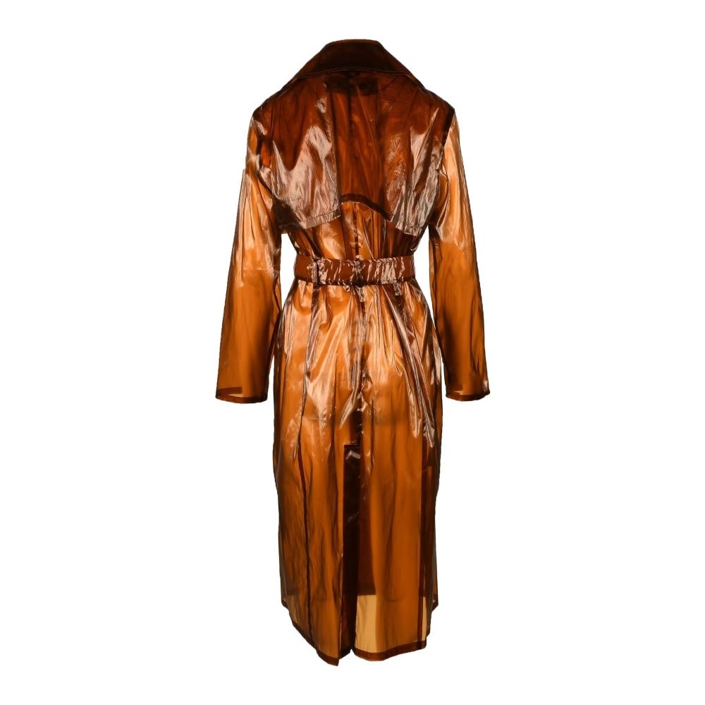 Patrizia Pepe Brown Polyester Jackets & Coat