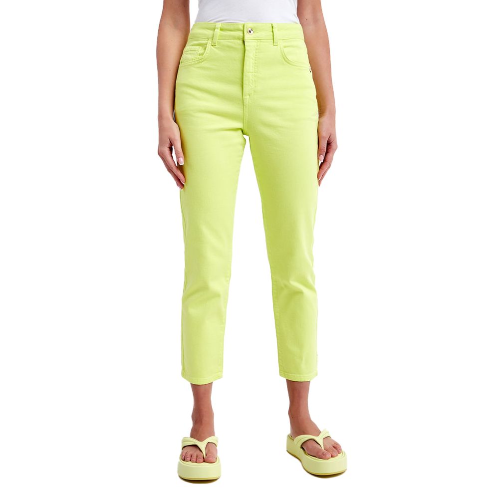 Patrizia Pepe Green Cotton Jeans & Pant