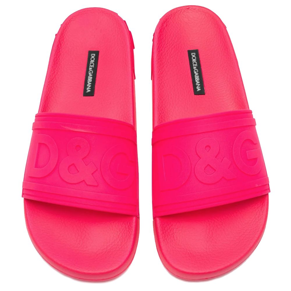 Dolce & Gabbana Fuchsia Polyethylene Sandal