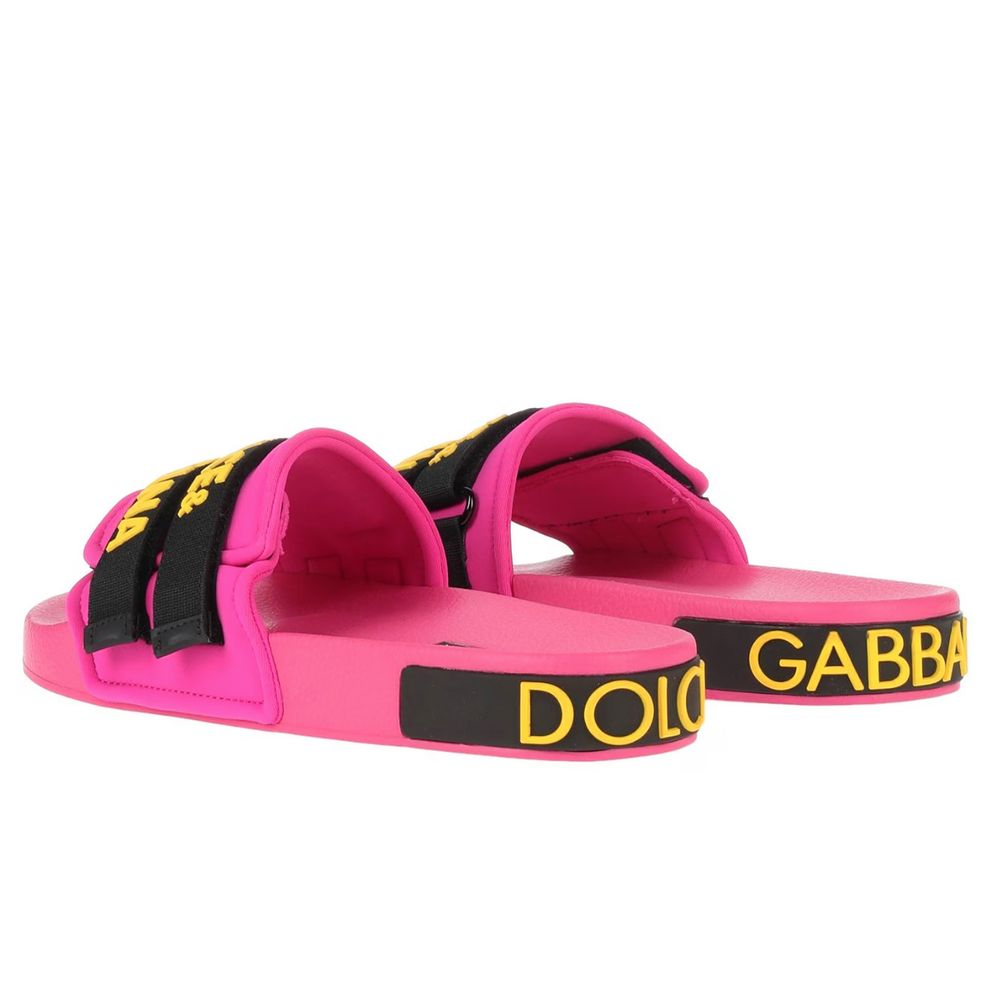 Dolce & Gabbana Fuchsia Polyamide Sandal