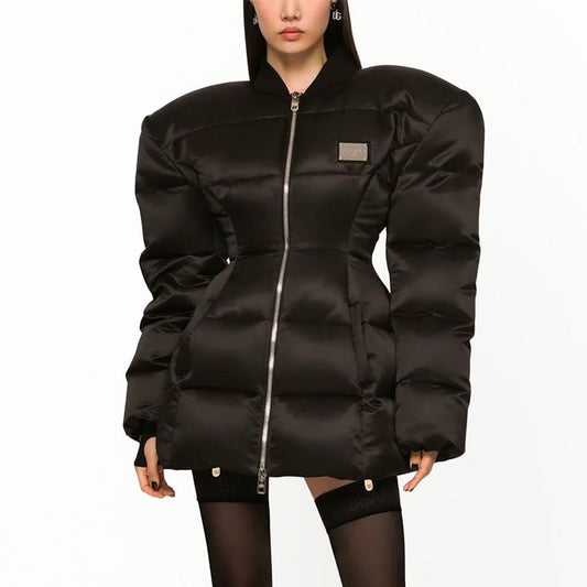 Dolce & Gabbana Black Polyester Jackets & Coat