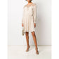 Alberta Ferretti Beige Silk Dress