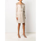 Alberta Ferretti Beige Silk Dress